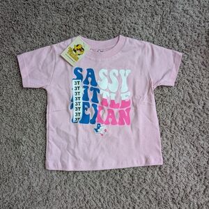 Sassy Little Texan Toddler Pink T-Shirt